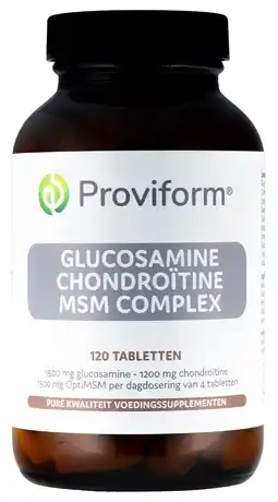 De Online Drogist Proviform glucosamine chondroitine msm complex tabletten aanbieding