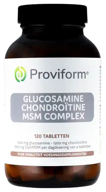 De Online Drogist Proviform glucosamine chondroitine msm complex tabletten aanbieding