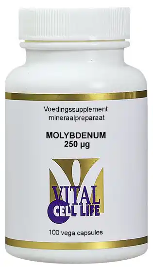 De Online Drogist Vital cell life molybdenum 250 mcg capsules aanbieding