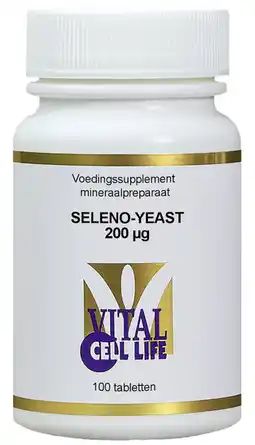De Online Drogist Vital cell life seleno-yeast 200mcg tabletten aanbieding