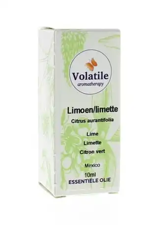 De Online Drogist Volatile limoen/limette (lemmetje) (citrus aurantifolia swingle) 10ml aanbieding