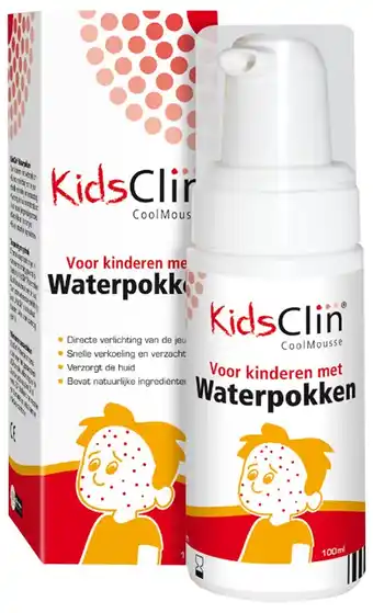 De Online Drogist Kidsclin coolmousse waterpokken aanbieding