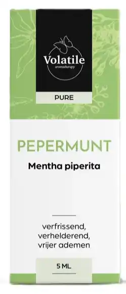 De Online Drogist Volatile pepermunt china (mentha piperita) 5ml aanbieding