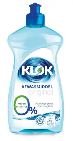 De Online Drogist Klok eco afwasmiddel 500ml aanbieding
