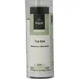 De Online Drogist Volatile tea tree (melaleuca alternifolia) biologische olie 25ml aanbieding