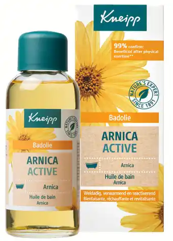 De Online Drogist Kneipp badolie arnica active aanbieding