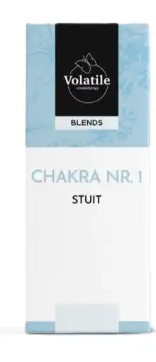 De Online Drogist Volatile chakra 1: stuit-, basis- of wortelchakra olie 5ml aanbieding