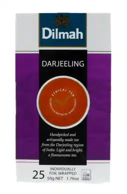 De Online Drogist Dilmah darjeeling thee zakjes 25st aanbieding