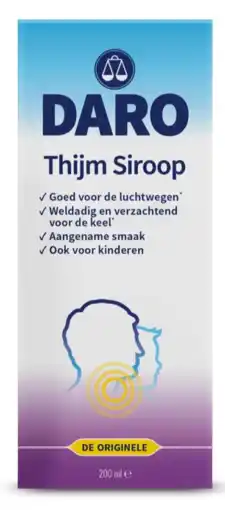 De Online Drogist Daro thijmsiroop aanbieding
