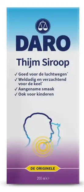 De Online Drogist Daro thijmsiroop aanbieding
