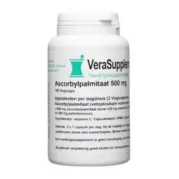 De Online Drogist Verasupplements ascorbylpalmitaat 500mg capsules aanbieding