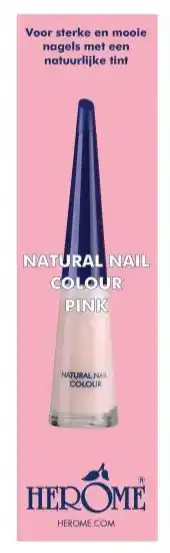 De Online Drogist Herome natural nailcolor pink aanbieding