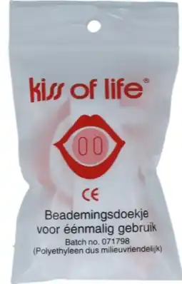 De Online Drogist Kiss of life beademingsdoek aanbieding