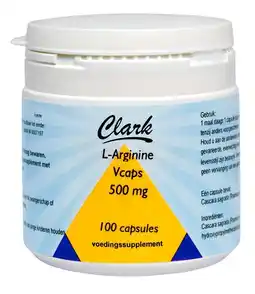 De Online Drogist Clark l-arginine 500mg capsules aanbieding