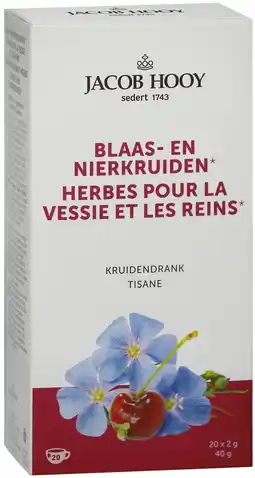 De Online Drogist Jacob hooy blaas en nier thee zakjes aanbieding