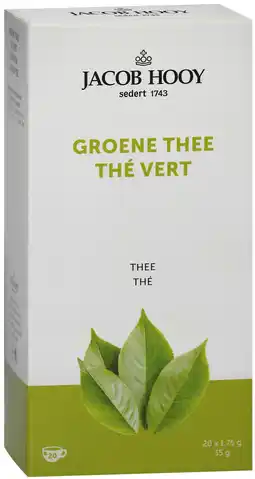 De Online Drogist Jacob hooy groene thee zakjes aanbieding