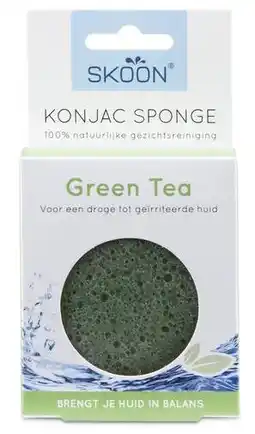 De Online Drogist Skoon konjac sponge green tea aanbieding