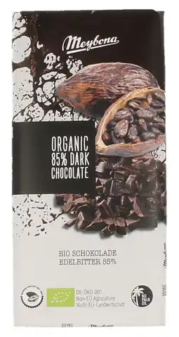 De Online Drogist Meybona organic 85% dark chocolate aanbieding