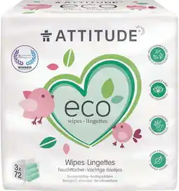 De Online Drogist Attitude eco wipes navul 3-pack aanbieding