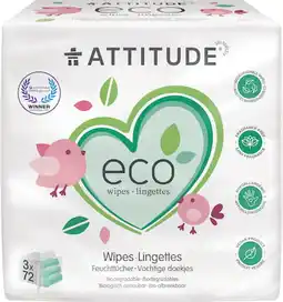 De Online Drogist Attitude eco wipes navul 3-pack aanbieding