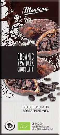De Online Drogist Meybona organic 72% dark chocolate aanbieding