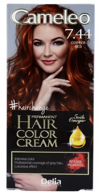 De Online Drogist Cameleo creme permanente kleuring 7.44 koper rood aanbieding