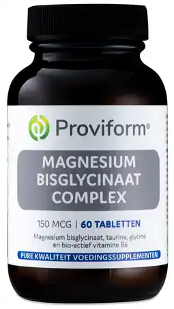 De Online Drogist Proviform magnesium bisglycinaat complex tabletten aanbieding