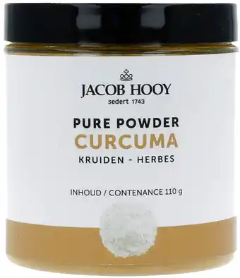De Online Drogist Jacob hooy pure powder curcuma aanbieding