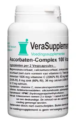 De Online Drogist Verasupplements ascorbaten complex capsules aanbieding