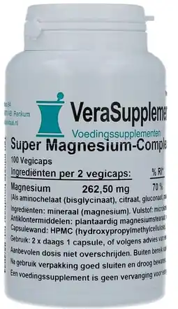 De Online Drogist Verasupplements super magnesium complex capsules aanbieding