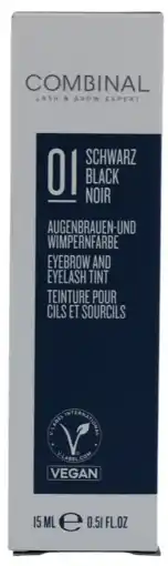De Online Drogist Combinal wenkbrauw- en wimperverf zwart aanbieding