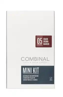 De Online Drogist Combinal wenkbrauw- en wimperverf mini kit bruin aanbieding