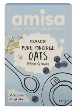 De Online Drogist Amisa pure porridge oats aanbieding