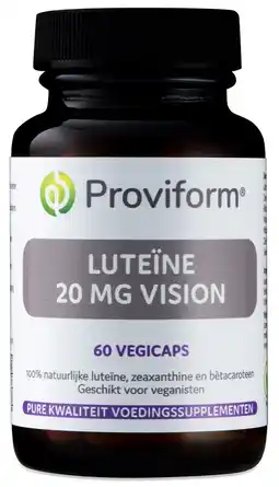 De Online Drogist Proviform luteïne 20mg vision capsules aanbieding