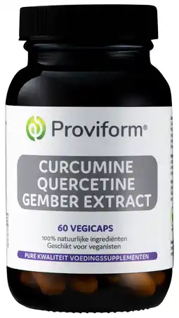De Online Drogist Proviform curcumine quercetine gember extract capsules aanbieding