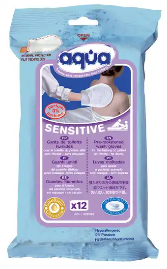 De Online Drogist Aqua sensitive washandjes aanbieding