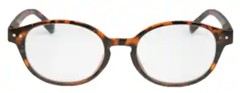 De Online Drogist Melleson optics leesbril +2.50 mat havanna rond aanbieding