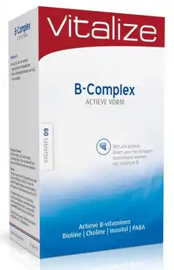 De Online Drogist Vitalize b-complex actieve vorm tabletten aanbieding