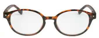 De Online Drogist Melleson optics leesbril +3.00 mat havanna rond aanbieding