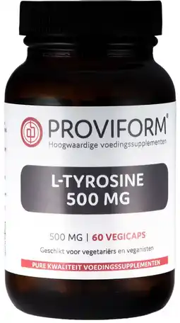 De Online Drogist Proviform l-tyrosine 500 mg vegicaps aanbieding