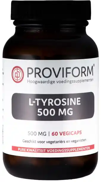 De Online Drogist Proviform l-tyrosine 500 mg vegicaps aanbieding