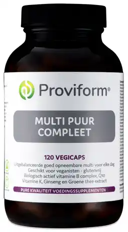 De Online Drogist Proviform multi puur compleet vegicaps aanbieding