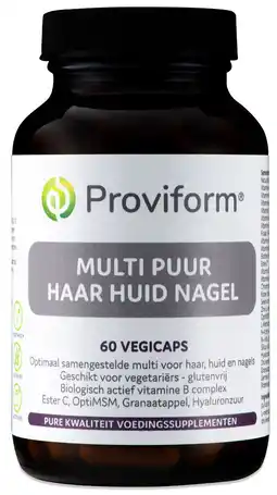 De Online Drogist Proviform multi puur haar huid nagel vegicaps aanbieding
