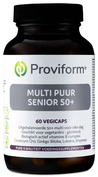 De Online Drogist Proviform multi puur senior 50+ vegicaps aanbieding