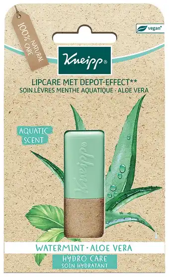 De Online Drogist Kneipp lippenbalsem watermint-aloë vera aanbieding