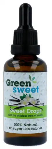 De Online Drogist Greensweet stevia sweet drops vanille aanbieding