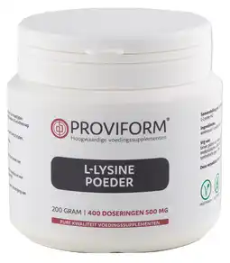 De Online Drogist Proviform l-lysine poeder hcl aanbieding