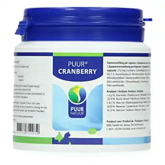 De Online Drogist Puur natuur cranberry capsules aanbieding