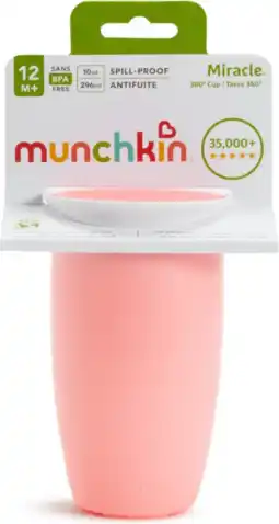 De Online Drogist Munchkin miracle 360° beker roze aanbieding