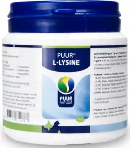 De Online Drogist Puur natuur l-lysine aanbieding